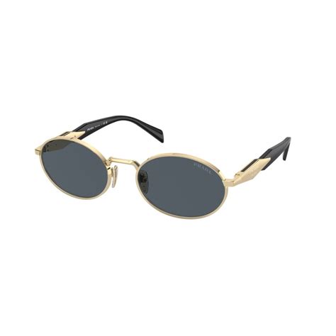 pr65zs prada|Prada™ PR 65ZS ZVN09T 55 Pale Gold and Black Sunglasses.